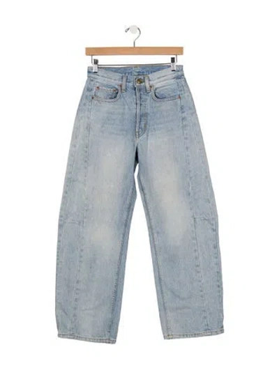 Pre-owned B Sides High-rise Wide Leg Jeans In Blue