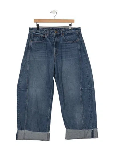 Pre-owned B Sides High-rise Wide Leg Jeans In Blue
