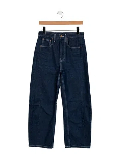 Pre-owned B Sides High-rise Wide Leg Jeans In Blue