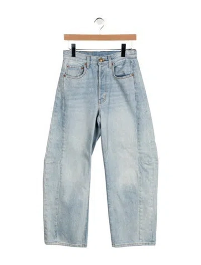 Pre-owned B Sides High-rise Wide Leg Jeans In Blue