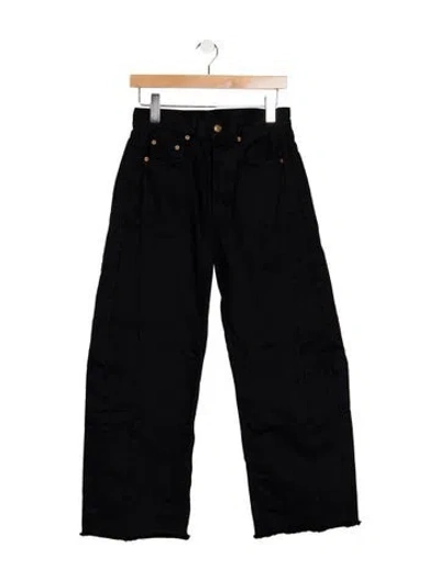 Pre-owned B Sides High-rise Wide Leg Jeans In Blue