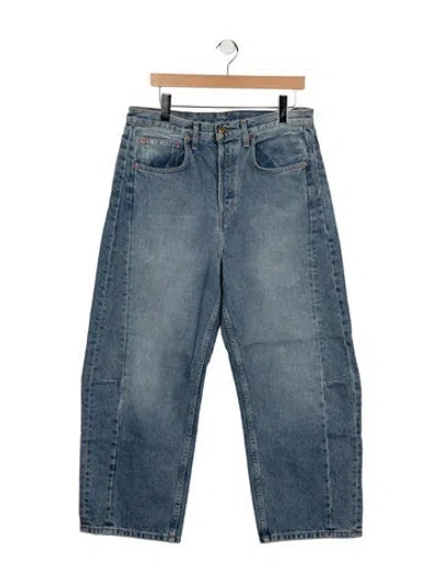 Pre-owned B Sides High-rise Wide Leg Jeans In Blue