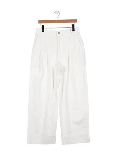 Pre-owned B Sides High-rise Wide Leg Jeans In Blue