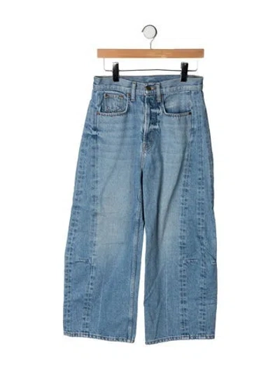 Pre-owned B Sides High-rise Wide Leg Jeans In Blue