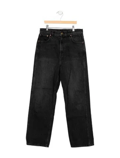 Pre-owned B Sides High-rise Wide Leg Jeans In Blue