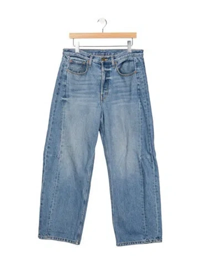 Pre-owned B Sides High-rise Wide Leg Jeans In Blue