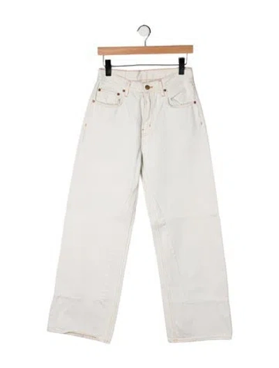 Pre-owned B Sides High-rise Wide Leg Jeans In Green