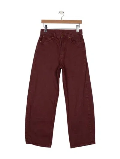 Pre-owned B Sides High-rise Wide Leg Jeans In Multi