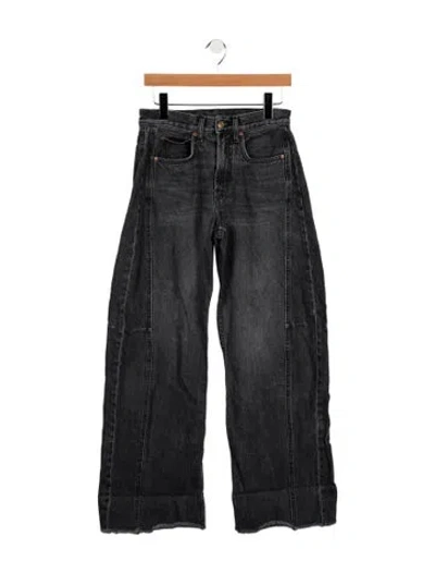 Pre-owned B Sides High-rise Wide Leg Jeans In Multicolor