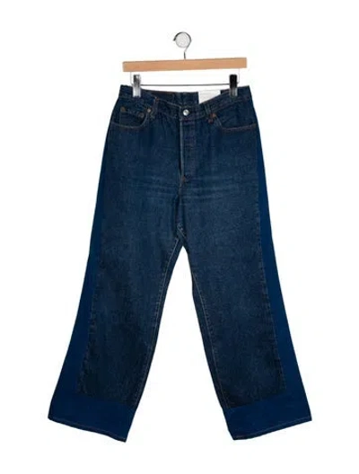 Pre-owned B Sides High-rise Wide Leg Jeans W/ Tags In Blue