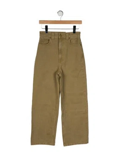 Pre-owned B Sides High-rise Wide Leg Jeans W/ Tags In Green