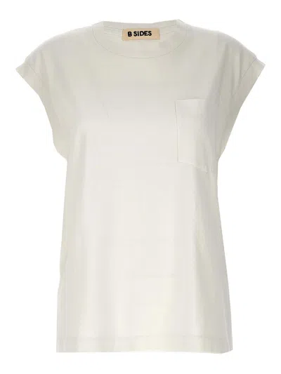 B Sides Jeans Basic Tank Top In White