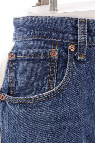 B Sides B-sides Jeans In Vintage Indigo+natural