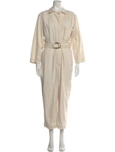 Pre-owned B Sides Jumpsuit In White