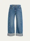 B SIDES LASSO RELAXED CUFFED JEANS