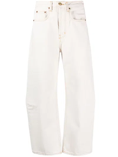 B Sides Lasso Straight-leg Jeans In Neutrals