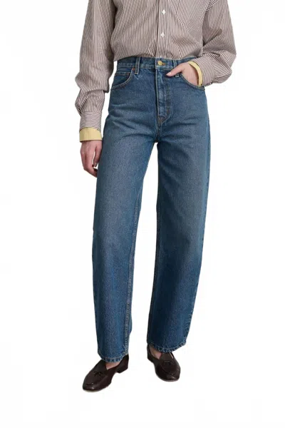 B Sides Leroy Mid Relaxed Jean In Merce Sunfade In Blue