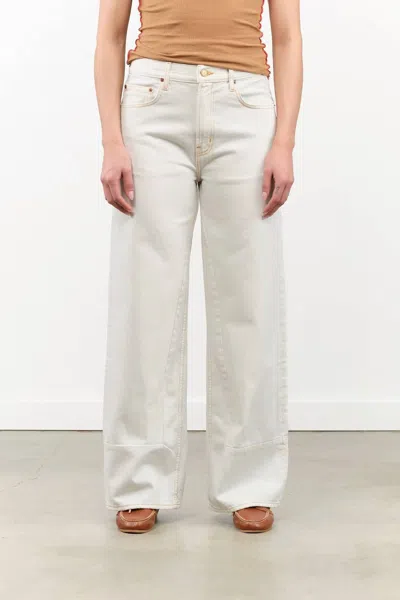 B Sides Marcel Culotte Jeans In Tile White