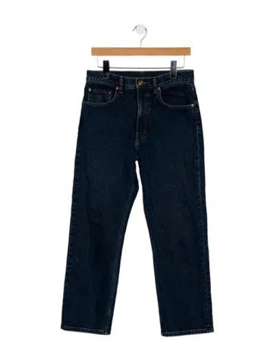 Pre-owned B Sides Mid-rise Straight Leg Jeans In Blue