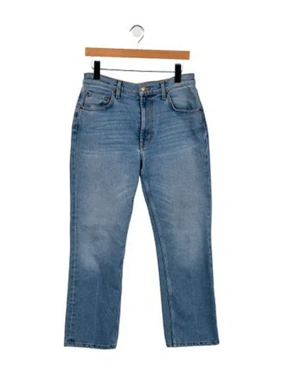 Pre-owned B Sides Mid-rise Straight Leg Jeans In Blue