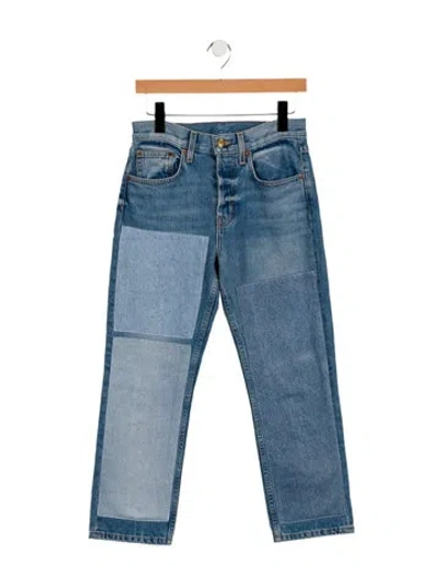 Pre-owned B Sides Mid-rise Straight Leg Jeans In Blue