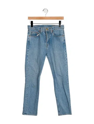 Pre-owned B Sides Mid-rise Straight Leg Jeans In Blue