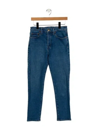Pre-owned B Sides Mid-rise Straight Leg Jeans In Blue