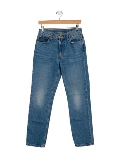 Pre-owned B Sides Mid-rise Straight Leg Jeans In Blue