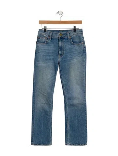 Pre-owned B Sides Mid-rise Straight Leg Jeans In Blue
