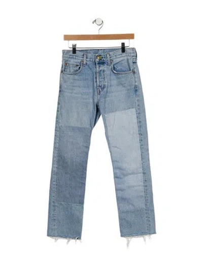 Pre-owned B Sides Mid-rise Straight Leg Jeans In Blue