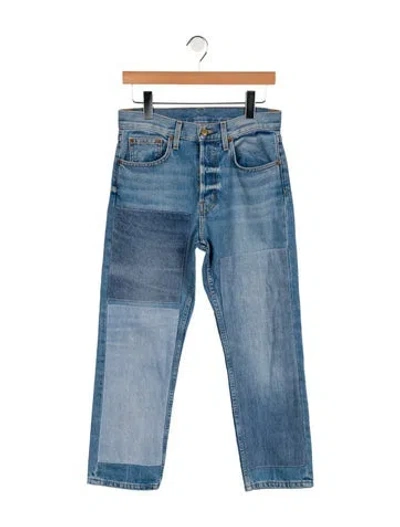 Pre-owned B Sides Mid-rise Straight Leg Jeans In Blue