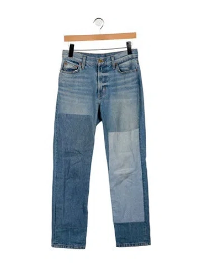 Pre-owned B Sides Mid-rise Straight Leg Jeans In Blue