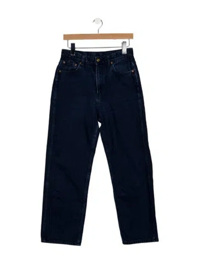 Pre-owned B Sides Mid-rise Straight Leg Jeans In Blue