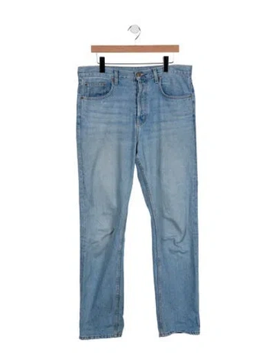 Pre-owned B Sides Mid-rise Straight Leg Jeans In Blue
