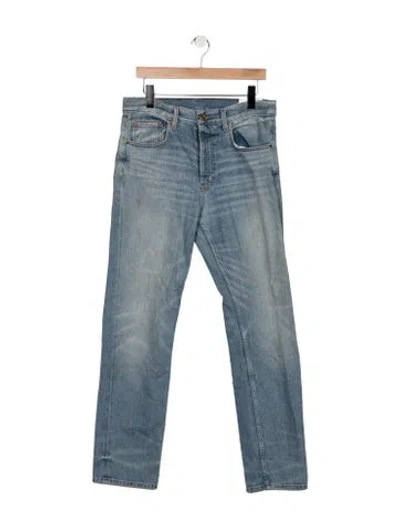 Pre-owned B Sides Mid-rise Straight Leg Jeans In Blue