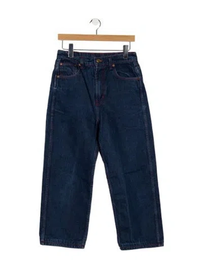 Pre-owned B Sides Mid-rise Straight Leg Jeans In Blue