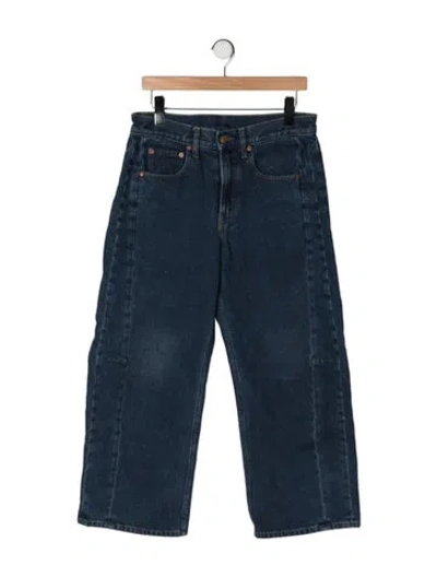 Pre-owned B Sides Mid-rise Straight Leg Jeans In Blue