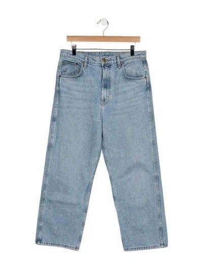 Pre-owned B Sides Mid-rise Straight Leg Jeans In Blue