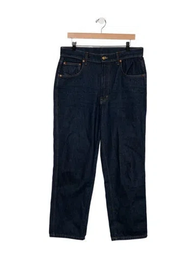 Pre-owned B Sides Mid-rise Straight Leg Jeans In Blue