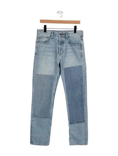 Pre-owned B Sides Mid-rise Straight Leg Jeans In Blue