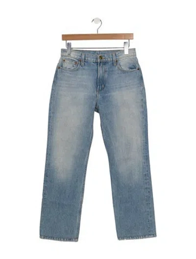 Pre-owned B Sides Mid-rise Straight Leg Jeans In Blue