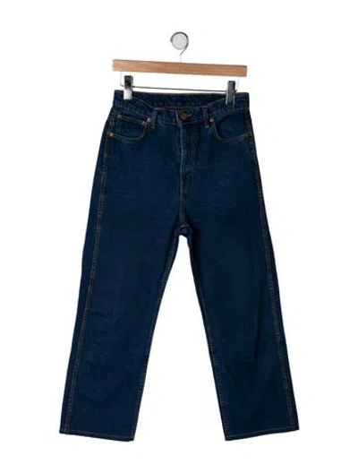 Pre-owned B Sides Mid-rise Straight Leg Jeans In Blue