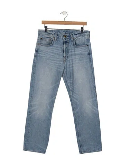 Pre-owned B Sides Mid-rise Straight Leg Jeans In Blue