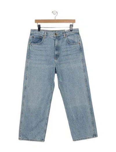 Pre-owned B Sides Mid-rise Straight Leg Jeans In Blue