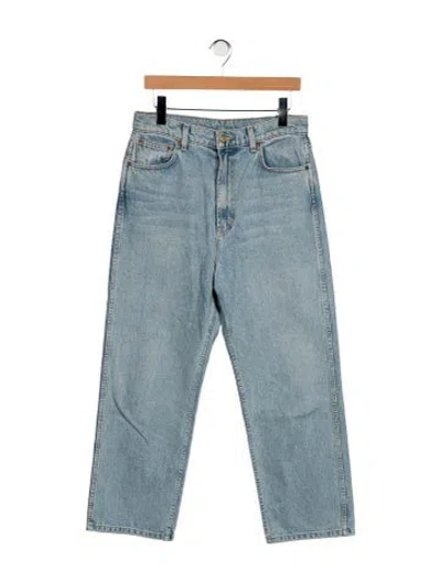 Pre-owned B Sides Mid-rise Straight Leg Jeans In Blue