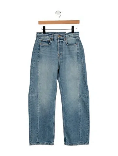 Pre-owned B Sides Mid-rise Straight Leg Jeans In Blue