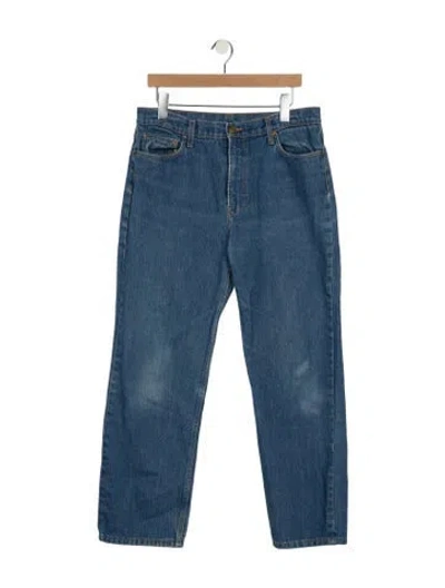 Pre-owned B Sides Mid-rise Straight Leg Jeans In Blue