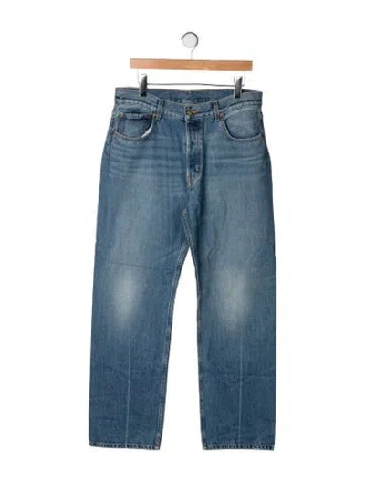 Pre-owned B Sides Mid-rise Straight Leg Jeans In Blue