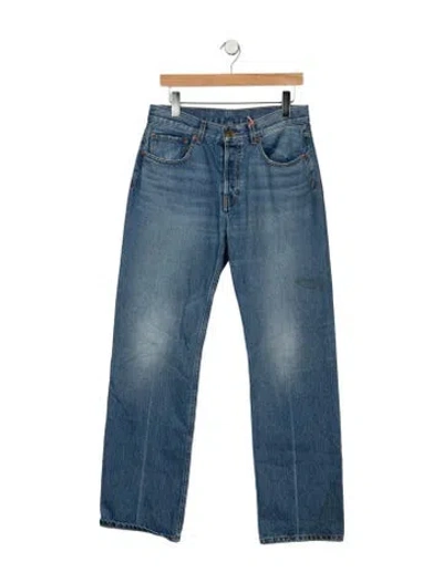 Pre-owned B Sides Mid-rise Straight Leg Jeans In Blue