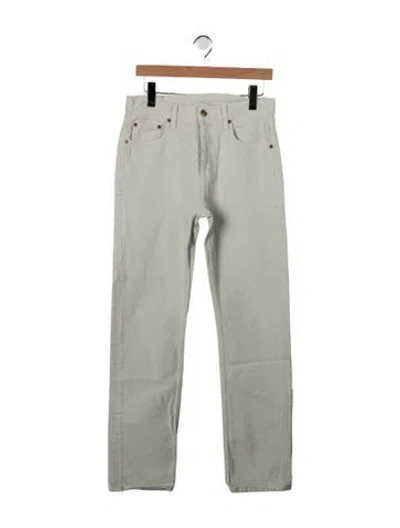 Pre-owned B Sides Mid-rise Straight Leg Jeans In Grey